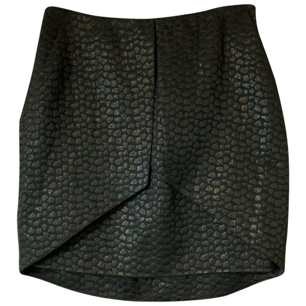 2b. RYCH Black Embossed Skirt